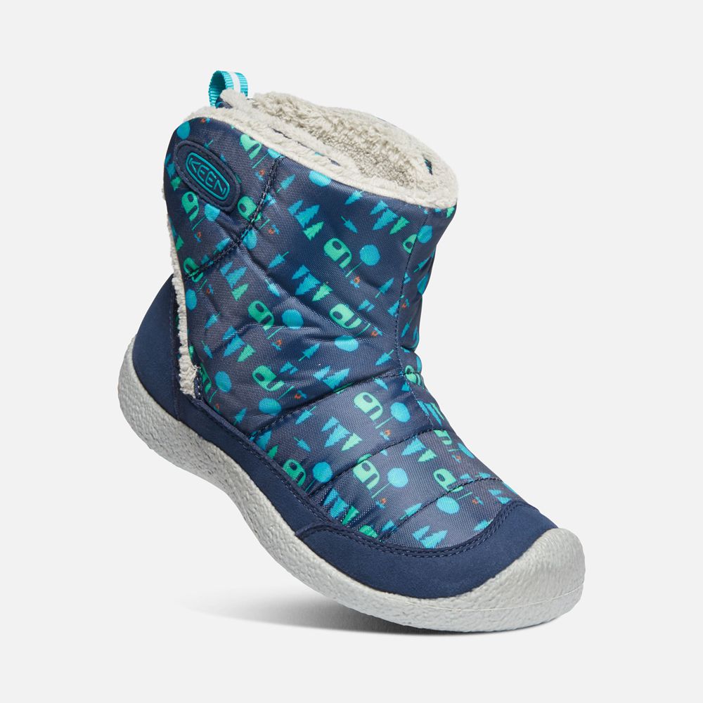 Keen Slip-On Kängor Barn Blå - Howser Ii Boots - 507143YXG